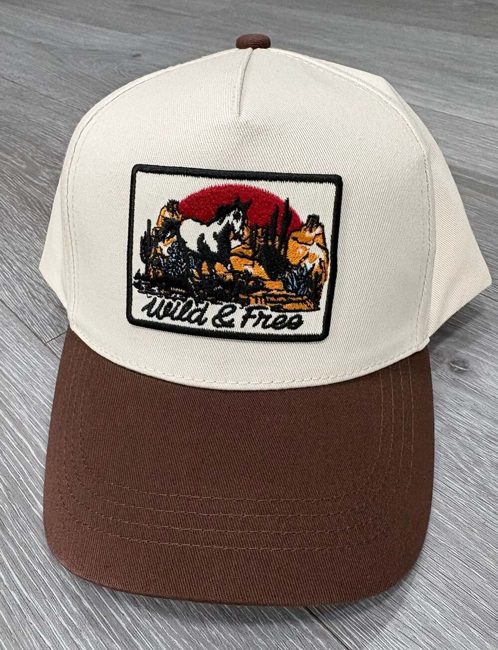 David and Young Wild & Free Horse Patch Snapback Cap